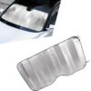 1 PC Car Front Sunshade, 51.18″ x 23.62″ Thickened Environmentally Friendly Insulated Reflective Foam Windshield Sunshade, Summer Essentials Accessories, Suitable for Cars, SUVs (Silver) 1 PC Car Front Sunshade, 51.18″ x 23.62″ Thickened Environmentally Friendly Insulated Reflective Foam Windshield Sunshade, Summer Essentials Accessories, Suitable for Cars, SUVs (Silver)