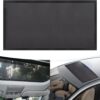 1 PC Car Roof Sunroof Sunshade Net, 39.37″ x 25.59″ Breathable Ventilation Heat Insulation Curtain Dust-droof Sunshade, Essential Accessories for Camping Resting, for Cars, Trucks (Black)