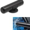 1 PC Car Safety Hammer Window Breaker, Seat Belt Cutter Two-in-one Multifunctional Emergency Escape Tool, Portable One-Second Window Emergency Accessories, Universal for Most Cars (Black)