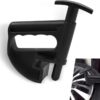 1 PC Car Tire Changer, 5.7″ x 6.03″ High Strength Composite Plastic Lift-up Tire Auxiliary Tire Clamp, Multi-Function Rim Pry Wheel Changing Assistant, Suitable for Most Cars (Black)
