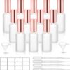 12 Pack,2 Oz Frosted Fine Mist Atomizer,Empty Glass Spray Bottles With Rose-Golden Pump Cap,Protable Travel Liquid Holder Containers for Perfume,Essential Oils-Stickers,Pipette&Funnel Included