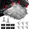 14PCS Engine Splash Shield Hardware Kit, Lower Cover Pin Screws and Clips, 90674-TY2-A01 90105-TBA-A00, Compatible with Honda Accord, Civic, CR-V (2014-2019)