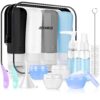 16 Pcs Silicone Travel Bottles Set, Leak-Proof Travel Size Toiletries, TSA Approved Travel Bottles for Toiletries, Portable Travel Toiletries Containers for Women (White-Black)