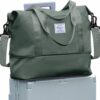 Travel Duffel Bag, Sports Tote Gym Bag, Shoulder Weekender Overnight Bag for Women