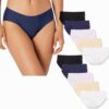 Amazon Essentials Women’s Full Coverage, 8 Pack Low Rise Hipster-Colors May Vary, X-Large
