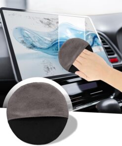 Car Screen Cleaner,Car Display Cleaner,Microfiber Car Touch Screen Cleaner Cloth,Suitable for Automotive,Cell Phone,Computer,and pad displays(Round)…