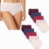 Amazon Essentials Women’s Full Coverage, 8 Pack High Waist Briefs-Colors May Vary, X-Large