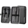 Mens Nail Grooming Kit Manicure Set Male Grooming Kit Nail black Care 7-piece Clipper Set Fingernail Clipper Finger And Toe Nail Clipper Set Finger nail Travel Nail Tool Kit professional