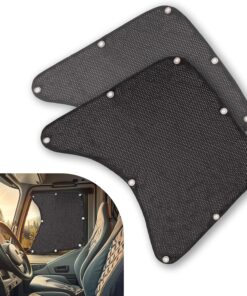 2 PCS Car Side Window Sun Visors, Windshield Anti-Glare Visor, Sun Protection Driver Window Visor, Suitable for Most Cars (Black)