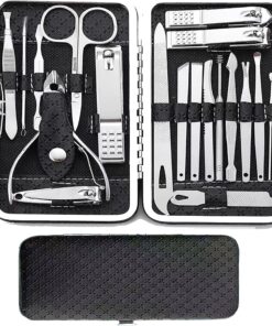 2024 Nail Clippers for Men,19 in 1 Nails Nail Clipper Set,Manicure and Pedicure Kit,Nail Clippers Kit,Manicure Kits,Nail Clippers for Thick,Men Gifts for Travel Essentials