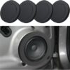 4PCS Speaker Foam Enhancer,6.5″ Speaker Foam Rings for Enhancing Stereo Sound in Car Speakers,Universal Self-Adhesive Speaker Gasket Car Accessories for Car,Truck,SUV