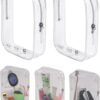 5 Pack Clear Quart Size Travel Bag TSA Approved Toiletry Bag Carry On Liquid Bag Makeup Case Long Flight Must Haves Spring Break Plane Travel Essentials for Women for Flying Sunscreen SPF Bag