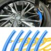 5PCS Rim Protector,Wheel Rim Protector,Car Accessories Wheel Protectors Rim,Car Tire Changing Rim Protector,Tire Replacement Rim Edge Protector Tool,Wheel Changing Rim Savers for Car (Blue)