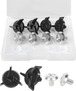 8pcs Motorcycle Helmet Screws,Helmet Visor Screws,Car Accessories Motorcycle Helmet Visor Screws Helmet Visor Clips,Helmet Accessories Helmet Hardware for Motorcycle Cross Country Vehicle