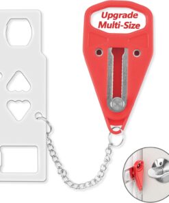 AceMining Portable Door Lock Home Security Door Lock Travel Lockdown Locks for Additional Safety and Privacy Perfect for Traveling Hotel Home Apartment College