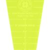 Acrylic Quilting Template Ruler, Dresden Plate | for Use with Charm Packs and Layer Cakes | Essential Quilt Supplies for Cutting Patterns, Sewing, and Blanket Making, NOT291
