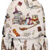 Backpack for Men Women Soft Adjustable Shoulder Strap Large Capacity Leisure Lightweight Bag 17in