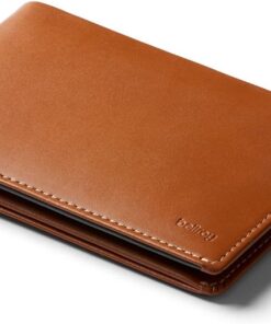 Bellroy Travel Wallet, travel document holder (Passport, tickets, cash, cards and pen) – (Caramel)