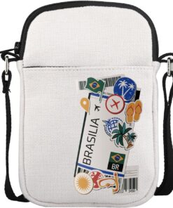 Brazil Souvenir Gifts Brazil Travel Airport Crossbody Purse Bag Rio De Janeiro Trip Gift Brazilian Vacation Gift