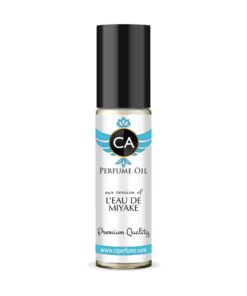 CA Perfume Impression of L’eau De Miyake For Men Replica Fragrance Body Oil Dupes Alcohol-Free Essential Aromatherapy Sample Travel Size Concentrated Long Lasting Attar Roll-On 0.3 Fl Oz/10ml