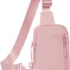 CLUCI Small Sling Bag for Women Men, Nylon Cross Body Bag with Adjustable Strap, Lightweight Chest Bag for Travel Hiking