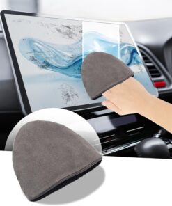 Car Screen Cleaner,Car Display Cleaner,Microfiber Car Touch Screen Cleaner Cloth,Suitable for Automotive,Cell Phone,Computer,and pad displays (Triangle)