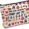 FOTAP Calgary Trip Makeup Bag Canada Calgary Travel Gift Calgary Souvenir Gift Calgary Travel Bag Housewarming Gift Welcome Gift (Calgary)