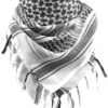 FREE SOLDIER Scarf Military Shemagh Tactical Desert Keffiyeh Head Neck Scarf Arab Wrap with Tassel 43×43 inches