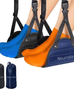 Foot Hammock for Plane Travel – 2pack Airplane Foot Rest Long Flight Must Haves, Plane Foot Hammock, Foot Sling for Airplane Travel Leg Rest, Foot Rest for Air Travel, Plane Travel Essentials