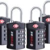 Forge Travel Lock,TSA Approved Luggage Locks for Air Travel, Gym Lockers, School Lockers, Pelican Cases, Gun Case, Easy Read Dials, Durable Alloy Body