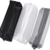 Framendino, 3 Pack Mesh Makeup Brush Bag Cosmetic Bag Portable Travel Pouches Toiletry Bag Clear Makeup Bags Pencil Case with Zipper for Travel Office Purse Diaper Bag