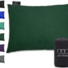 Gold Armour Camping Pillow Memory Foam – Compact Compressible Backpacking, Hammock, and Travel Pillows for Kids and Adults – Essential Outdoor & Camping Gear (Medium 14x18in, Green)