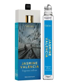 Gya Labs Jasmine Valencia Fragrance Roll On – Jasmine Valencia Fragrance Oil Roll On for Men & Women – Jasmine Valencia Perfume Oil for Skin (0.34 Fl Oz)