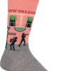 Hot Sox Men’s Fun Travel & Cities Crew Socks-1 Pair Pack-Cool & Artistic Novelty Fashion Gifts