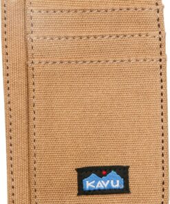 KAVU Fairbanks Double Sided Slim Cotton Canvas Wallet