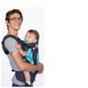 LILLEbaby 4-in-1 Essentials All Seasons Baby Carrier, Seahorse – Ergonomic and Comfort Fabric, Gray