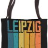 Leipzig Skyline Retro Vintage Souvenir Leipzig Tote Bag