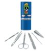 Looney Tunes Marvin The Martian Stainless Steel Manicure Pedicure Grooming Beauty Care Travel Kit