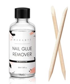 Makartt Nail Glue Remover for Press on Nails-30ML Press On Nail Remover-Easy Removal Debonder for Glue on Nail Tips,Non-Acetone Nail Polish Remover