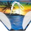 Mens Summer Breathable Printed Swim Trunks Pants Swimwear Shorts Slim Wear High Swim Bottoms for Women plus Size