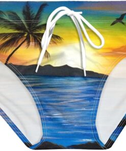 Mens Summer Breathable Printed Swim Trunks Pants Swimwear Shorts Slim Wear High Swim Bottoms for Women plus Size