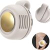 Mini Portable Fan -360° Rotatable Small Personal Fan that Blow Cold Air with Clip Fan 3 Speeds.Portable USB Rechargeable Small Cooling Fan.Battery Powered Fan for Outdoor and Indoor (white)