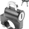 Motorcycle Helmet Lock,Car Accessories Helmet Lock,Helmet Lock Motorcycle Anti Theft,Tamper Proof Helmet Security Lock,Metal Helmet Lock with 2 Keys,for Motorcycles, Bicycles,Secures Helmet