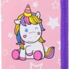 NEICY RFID Cartoon Canvas Wallet for Kids – Unicorn Trifold Outdoor Sports Wallets with Magic Sticker for Teen Girls