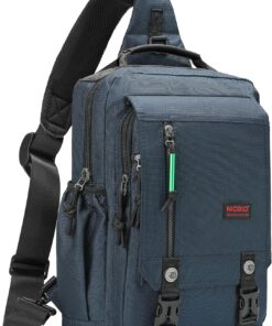 NICGID Sling Bags Chest Shoulder Backpacks, 13.3” 14.1” Laptop Backpack Crossbody Messenger Bag Travel Outdoor Men Women