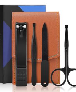 Nail Clipper Set Manicure Set Men Accessories Personal Nail Care Tools Nail Clippers Aceoce Travel Grooming Kit Manicure PedicureTools Kit Personal Care Set Nail kit Set Gift for Men Fathers Parents