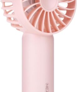Nezylaf Mini Handheld Fan,Portable Fan Rechargeable with 3 Speeds,Travel Essential Summer Accessory for Women: Hand fan for, Makeup, Eyelash, and Face Cooling
