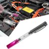 Pack-1 Car Spark Plug Test Pen, 4.84In Vehicle Spark Plug Coil Tester, Engine Indicator Ignition System Tester, Universal Portable Automotive Trouble Diagnostic Tool (Silver & Purple)