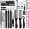 Pedicure Kit, 36 in 1 Foot Care Tools Stainless Steel Foot Rasp Dead Skin Remover for Home & Travel…