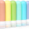 Quatish Travel Size Bottles 6 Pack【Original Patented】, 3 oz Tsa Approved Travel Containers for Toiletries, BPA Free Silicone Travel Shampoo and Conditioner Bottles Leak Proof, Travel Essentials